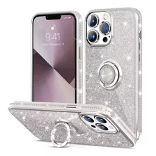 Compatible Con 13 Pro Case, Bling Kickstand Cute Glitt...