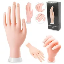 Mano De Goma/silicona Para Práctica Manicura Uñas - Sucerita