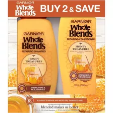 Shampoo Y Acondicionador Garnier Whole Blends Honey 