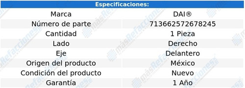 Cubre Polvo Lado Caja Derecho Nissan Tiida 07-18 Dai Foto 2