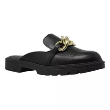 Mules Casuales Negros Zapatos Mujer Beira Rio 4283110