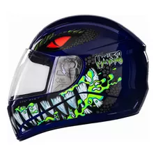 Casco Moto Integral Fly F9 Monster Visor Simple