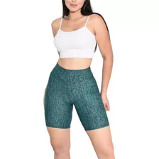 Shorts Legging Riscado Longo Academia Todos Os Tamanhos.