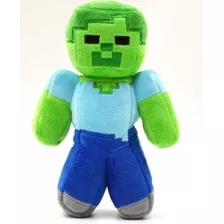 Pelúcia Steve Jogo Game Geek Minecraft Aldeão Zumbi