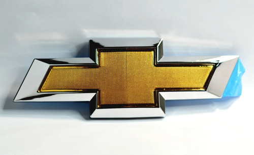 Emblema Chevrolet 17cm X 6cm Logotipo Insignia Cromada Adhes Foto 4