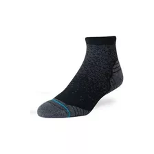 Meia Stance Cano Curto Run Qtr - Black