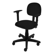 Cadeira De Escritório Ecoflex 467 Ergonômica Preta Com Estofado De Tecido