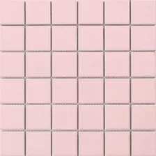 Mosaico Vidrio Rosa-b412 Piscina 2.5 X 2.5 Caja De 4.15 Mts²