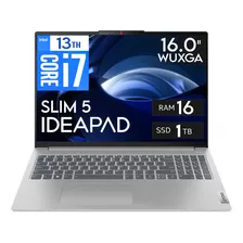 Lenovo Slim 5 Core I7 13620h 16gb Ssd 1tb 16' Wuxga, Alumio