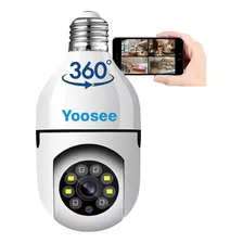 Camera Ip Segurança Lampada Escondida Panoramica 360 Graus