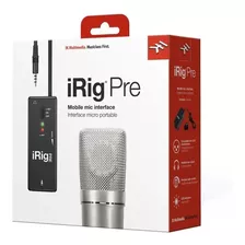 Interface Audio Mobile Ios iPad Pre-amplificador Irig Pre