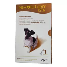 Revolution P/ Cães De 5,1 A 10kg 12% 0,50ml 60mg 1 Pipeta