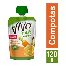 Vivo Compota Veggies Naranja Zanahoria 120 Gr