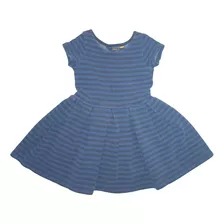 Vestido Niña Azul A Rayas - Polo Ralph Lauren - Talle 4