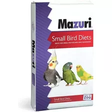 Mazuri Alimento Para Aves Pequeñas Bulto De 25 Lb 11.3 Kg