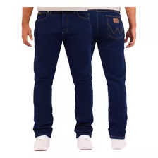 Calça Jeans Wrangler Texas Slim Elastano Masculina Premium