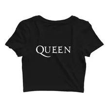 Cropped Banda Queen Rock And Roll Música Camiseta T-shirt