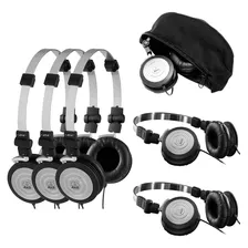 Fone De Ouvido Akg K414 K414p Original C/ Bag Kit C/6 Peças