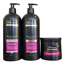 Shampoo 650ml Regeneração Tresplex+cond 650ml+masc Tresemme