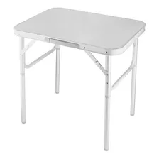 Mesa Dobrável Alumínio Tampo Mdf 60 X 45cm Vira Maleta