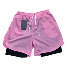 Paquete De Cinco Short Deportivo Licra Hombre Gym Ejercicio