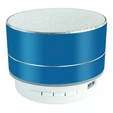 Mini Caixa A10 Azul Portátil 3w Bluetooth Microfone Sd Usb