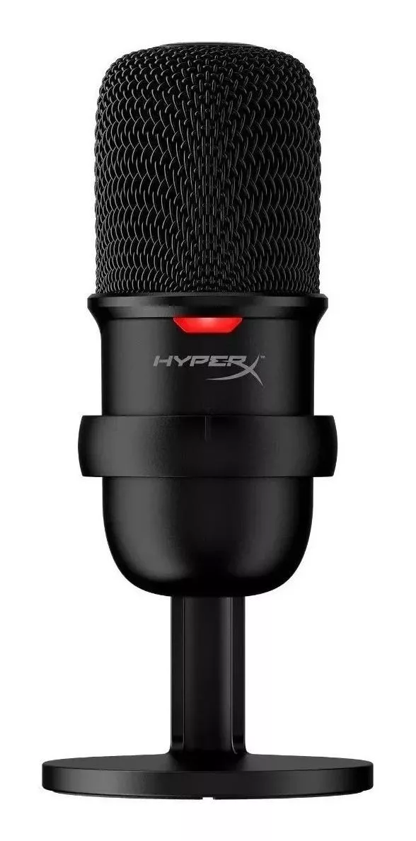 Microfone Hyperx Solocast Condensador  Cardióide Preto