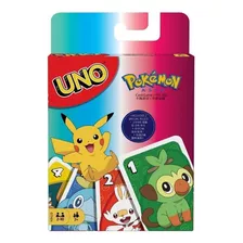 Uno Flip! Jogo De Tabuleiro Pokémon Anime Cartoon Pikachu Fi