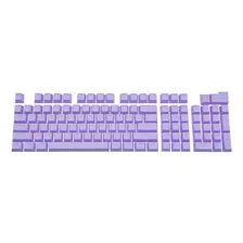 104 Teclas Mecanicas Violeta Double-shot Ergonomicas