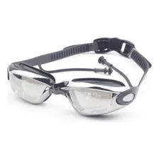 Óculos Natação Espelhado Proteção Uv Anti-embaçamento Cor Preto