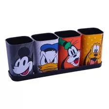 Porta Lápis Caneta Disney Kit Organizador Infantil Criança