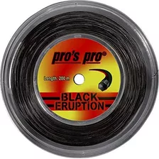 Rolo De Corda Black Eruption 1.30mm 200m Preta - Pros Pro