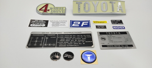 Toyota Land Cruiser Fj40 Emblemas 5 Cambios  Foto 2