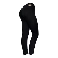 Calça Preta Feminina Looper Cos Alto Com Lycra Modeladora