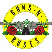 Parche Bordado De Guns And Roses Termoadherible 26*26