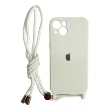 Funda Colgante Silicona Felpa Cordon Para iPhone 13