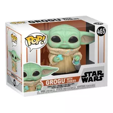 Funko Pop Grogu With Cookies Baby Yoda Con Galletas #465