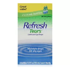 Gotas Oculares Lubricantes Refresh Tears, 0.50 Fl Oz (2 Bote