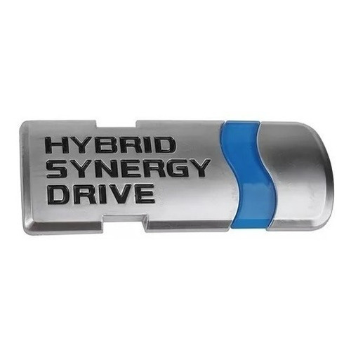 Emblema Hybrid Synergy Drive Toyota Yaris Prius Hibrido Foto 2