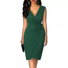 Vestido Elegante Para Mujer Oficina Trabajo Vestidos Cóctel