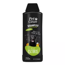 Shampoo Condicionador 700ml Escurecedor P/ Cachorros E Gatos Fragrância Neutro Tom De Pelagem Recomendado Escuro