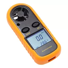 Anemômetro Digital Portátil Termômetro Medidor De Vento E Ar