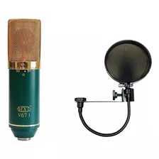 Microfone Condensador Mxl V67i Com Pop Filter Mxl Pf-001