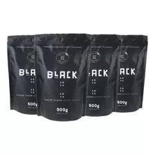 Kit 4 Erva Mate Terere Black Erva 500g - Escolha O Sabor