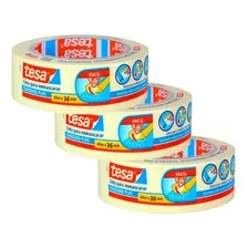 Pack 3uni Cinta Enmascarar Masking Tape 40mt X 36mm Tesa