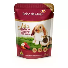 Ração Porquinho Da Índia & Mini Coelho 500g - Reino Das Aves