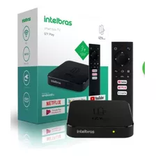 Tv Box Intelbras Izy Play De Voz Full Hd 8gb Preto Com 1gb