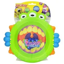 Plato Monstruo Con Garras Nuby Color Verde