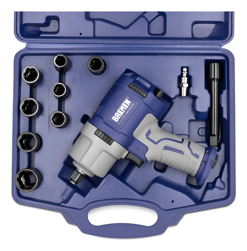 Llave Pistola Impacto Neumatica Bremen 1/2 Kit 1560 Nm 7714  No Aplica