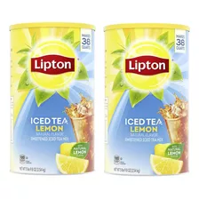 2pack Te Lipton Iced Tea Lemon Polvo 2.54kg Importado Usa